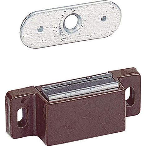 Magnete fermaporta M 71 GP / M 92 GP plastica bianca 40N Compensato rigido HETTICH