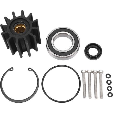 Kit réparation pompe eau Volvo Penta 2005+ Inox - Roue hélicoïdale, joints et vis pour moteurs 3.0 à 8.1 (1/5)