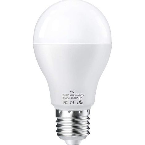 2er-Pack E27-LED-Lampen mit intelligentem Radar-Bewegungsmelder, 7 W, ersetzt 50 W, energiesparend, Klasse A+ (1/5)