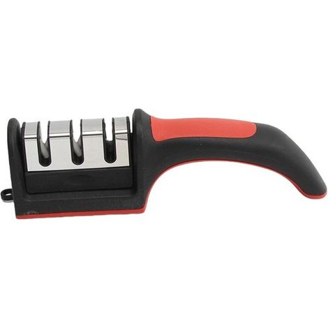 Afilador trifásico para cuchillos de cocina: resultado profesional y diseño ergonómico (1/4)