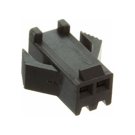 Connettore SM maschio 2 vie nero
