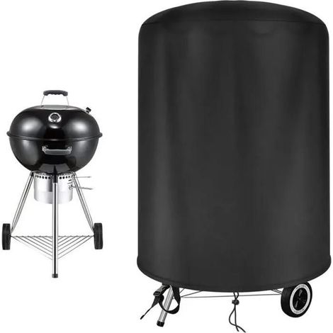 Housse de barbecue - Rond - Imperméable - Oxford 210D - 61x70cm