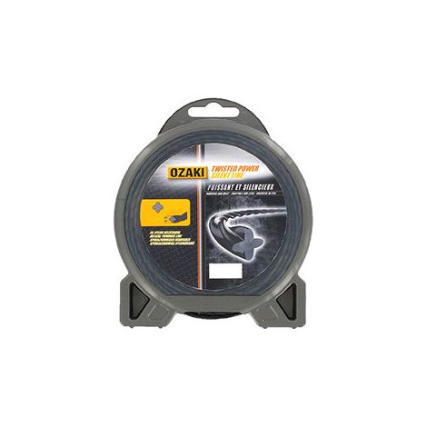 Bl铆ster hilo nailon helical OZAKI Twisted energizador amortiguador line - 2.70mm x 36m - aire tama帽o - Fabrication fran莽aise