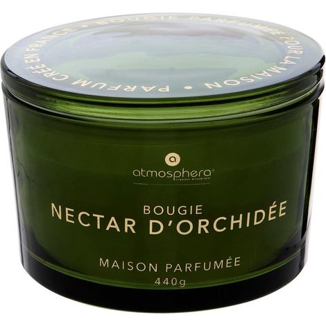 Bougie Parfumée en Verre "Glowy" 440g Nectar d'Orchidée (1/3)