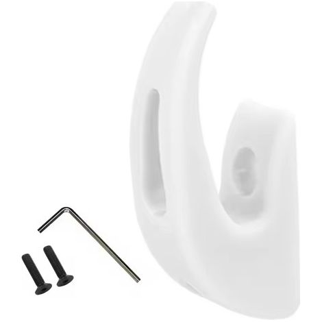 1/2/3/4 pièces Accessoires de suspension pour vélo, trottinette électrique et skateboard - Crochet blanc - (1/5)