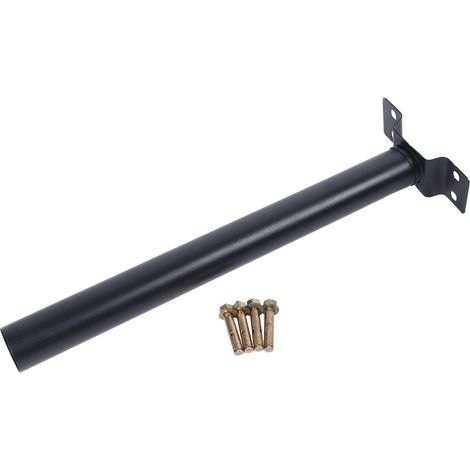 50 cm Mur Light Polon Polde de la lampe extérieure des réverbères Stick Bracket support Black (1/5)