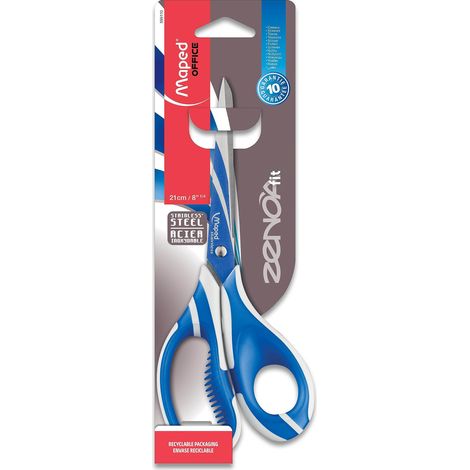 MAPED Forbice Zenoa Fit 21 cm Ergonomiche Anti-dolore Materiale Morbido (1/4)