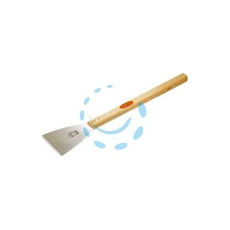 SPATOLA RASCHIETTO CON MANICO LUNGO ACCIAIO TEMPRATO ART.613/L - mm.80