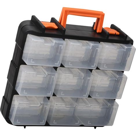 Solution de rangement efficace avec cloisons détachables, parfaite pour les réparations à la maison et les projets extérieurs, le rangement d'outils de garage (1/4)