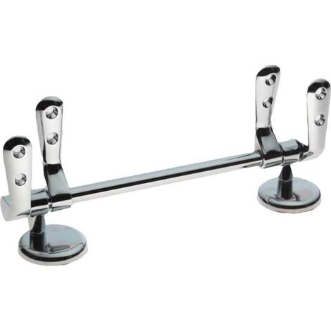 CERNIERA PER SEDILE WC ESTRAIBILE CON TUBO 230 ""Mod.H3"" Inox