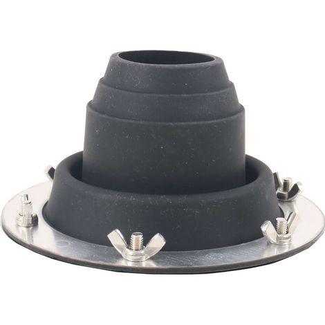 Joint de tuyau de cheminée en silicone Raccord pour poêle à bois Résistant aux UV et à l'ozone Diamètre 4,5-10 cm (1/5)