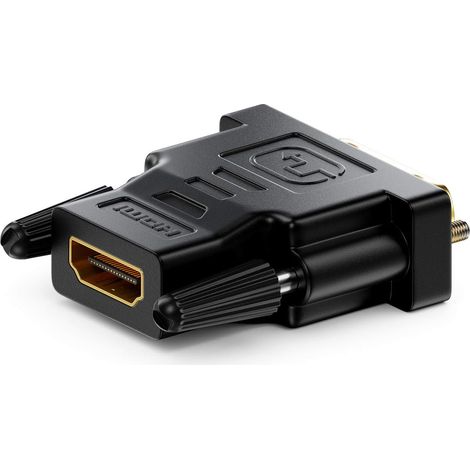 Adattatore da HDMI a DVI-D 24+1 LogiLink, 1080p Nero Adattatore da HDMI a DVI (1/5)