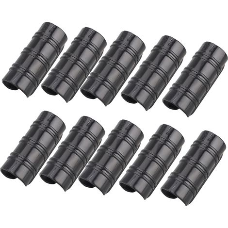 Sangle film polyéthylène [Clips pour serre] fixation rapide polypropylène noir 10 pièces dimensions 80x32mm/81x23mm/82x20mm/80x16mm (1/5)