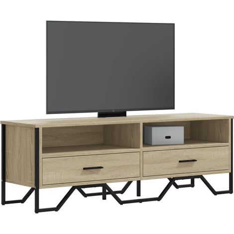 TV-Schrank Sonoma-Eiche 122x34x41 cm Holzwerkstoff