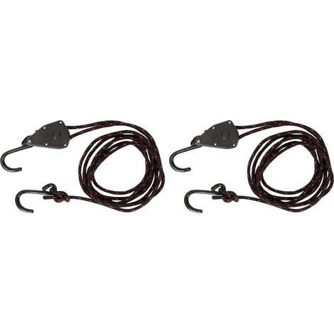 Transportseil mit Haken (2er-Pack) 3,2 mm (1/8") x 2 m (1/5)