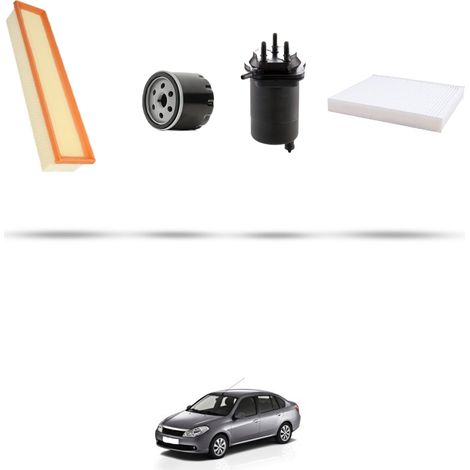 Kit tagliando 4 filtri compatibile con Renault Thalia II 1.5 dci 62kw Dal 2008 (1/5)