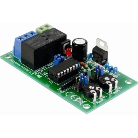 Minuterie Impulsion - 1 Seconde à 60 Heures - Pour Automatisation Domestique et Industrielle - Kit Électronique DIY - 1 Pièce (1/3)