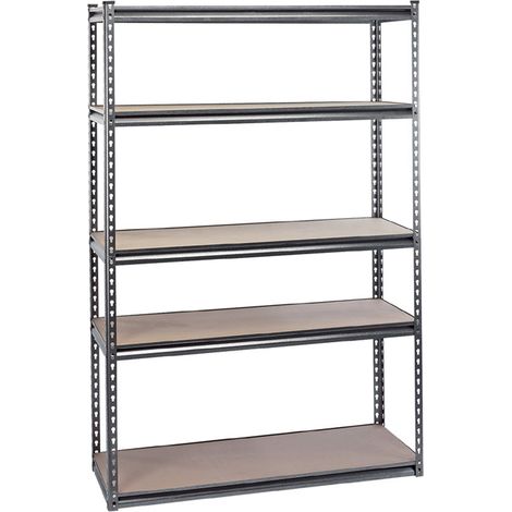 Draper Expert Heavy Duty Steel Shelving Unit - Five Shelves (L1220 x W450 x H1830mm) (21663) (1/5)