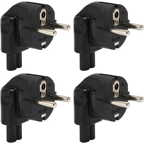 Convertisseur de puissance EU4,8 mm vers IEC320 C7 pour adaptateurs secteur d'ordinateurs portables (1/5)