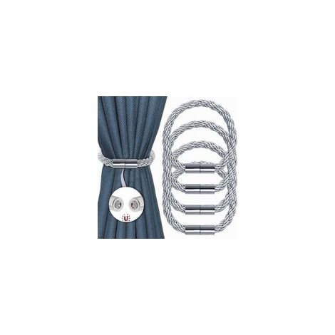 Fermacravatte magnetici per tende, fermacravatte per tende, fermacravatte in corda, clip per tende, occhielli, supporti per tende, decorazioni - Crezuo