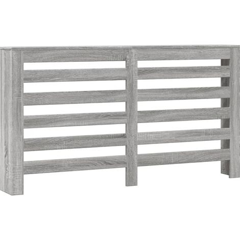 Cache-radiateur sonoma gris 149x20x82 cm bois d'ingénierie (1/5)