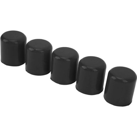 5 Bouchons Embouts Durite Silicone Vacuum Admission 25mm Diamètre Intérieur Universel Auto Noir (1/5)