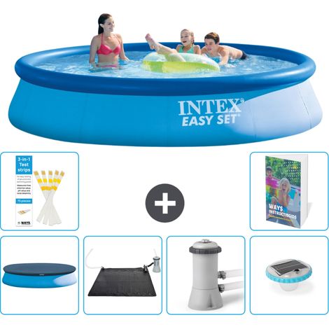 Intex Piscina Easy Set Rotonda - 396x84 cm - 7-pezzi  S154