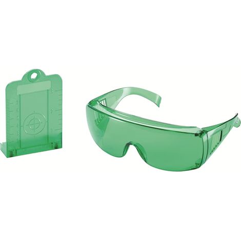Flex Laser Zieltafel und Sichtbrille, grün, TC-LG-GL
