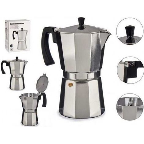Cafetière Italienne 12 Tasses Aluminium