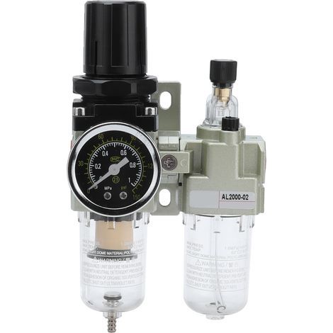 Luftfilter-Druckregler-Set aus Aluminiumlegierung mit Manometer für chemische Automatisierungsanlagen