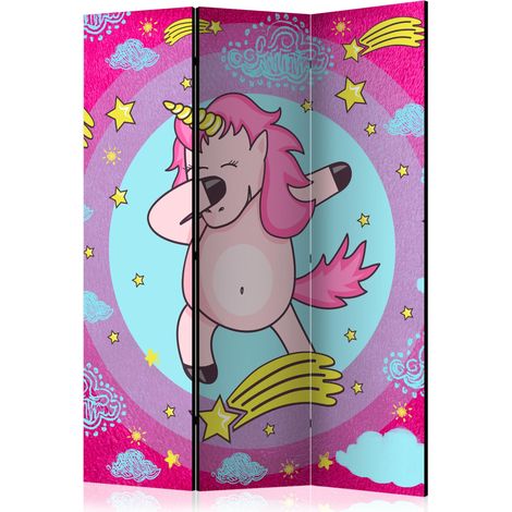Paravento - Dancing Unicorn [Room Dividers] - 135x172 (1/4)
