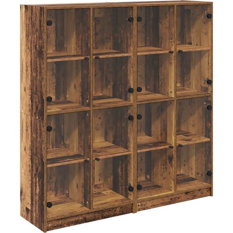 Maison Exclusive - Alacena 2 pcs Madera Vieja 68 x 37 x 142 cm (1/5)