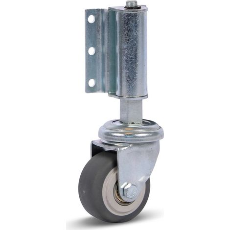 Roulette d’escalier pivotante - MESO - TPR - 50mm - 35kg (1/3)