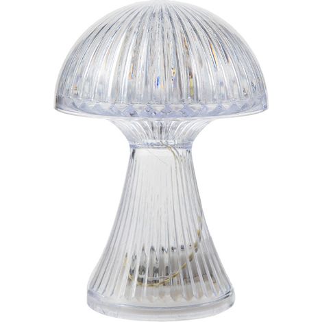 Bougies lumières d’ambiance intérieures LED, veilleuses en diamant, électroniques, stands de table 6,5 6,5 10 cm modèles de champignons (1/5)