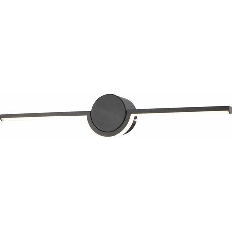 Applique nera moderna barra 51 cm LED 6W Reality Almyrida (1/2)