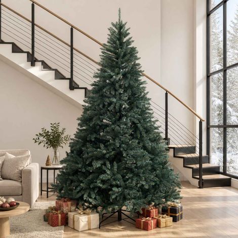 vidaXL Árbol de Navidad artificial con ramas articuladas 300 cm PVC (1/5)