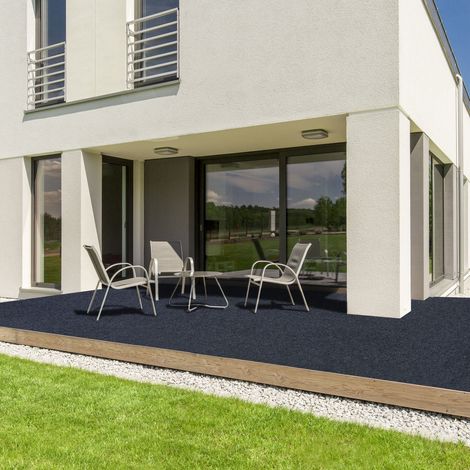 Rouleau de Gazon Synthétique Pelouse synthétique Farbwunder Pro Noir 200 x 300 cm (1/4)
