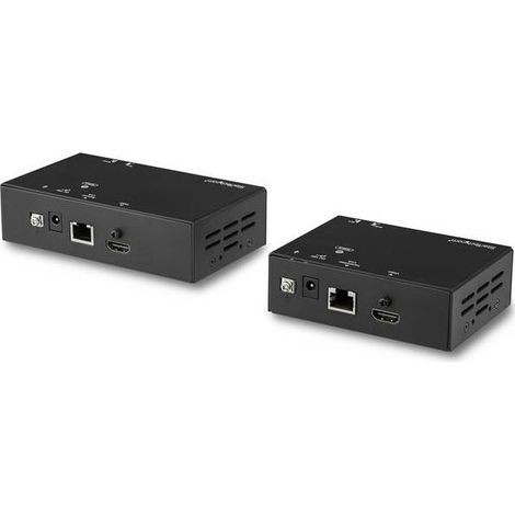 StarTech.com ST121HDBT20L extensor audio/video Transmisor y receptor de señales AV Negro