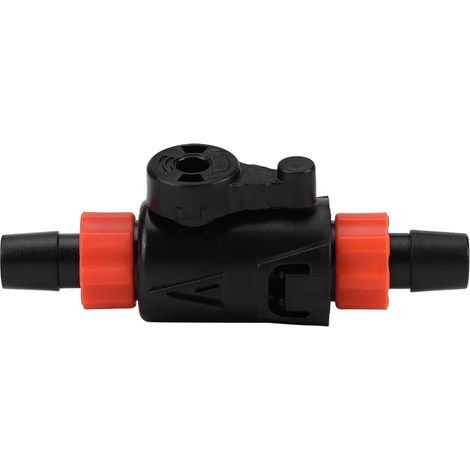 Durchflussregelventil 12/16 mm (S) für Aquarien mit Schnellverschluss und flexiblem Anschlussstück