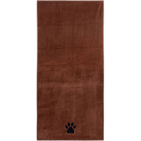 Serviette pour chien 75 x 35 cm (marron) (1/5)