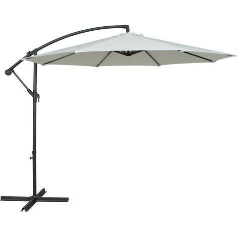 TrendLine Ampelschirm creme Ø 300 cm inkl. Kreuzständer Ampelschirme (1/3)