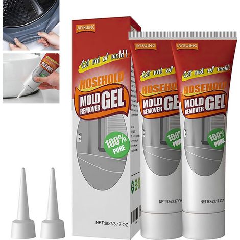 Lot de 2 Gel Nettoyant Anti-Moisissure – Joints Carrelage Cuisine et Salle de Bain, Puissant et Sécurisé (1/5)