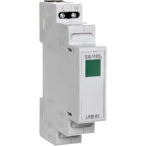 Indicatore di alimentazione 230V LED verde LKM-03-20 EXT10000045