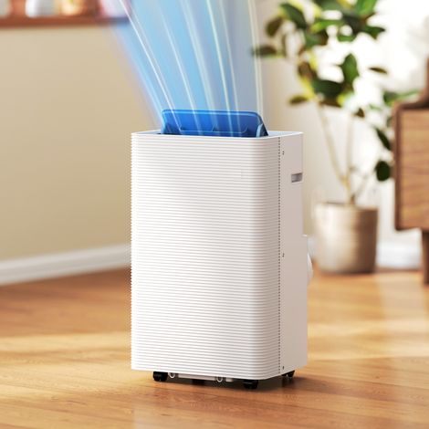 Climatiseur mobile 12000 btu portable 4 en 1 refroidissement déshumidificateur ventilateur mode nuit (1/5)