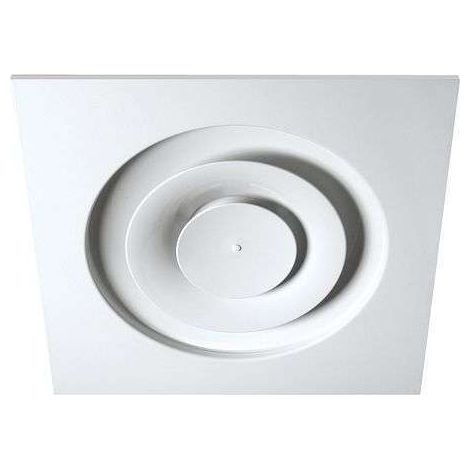 Atlantic – Diffuseur alu circulaire 160mm – Bouche VMC pour ventilation – Installation facile dans espaces confinés – Produit de haute qualité (1/2)