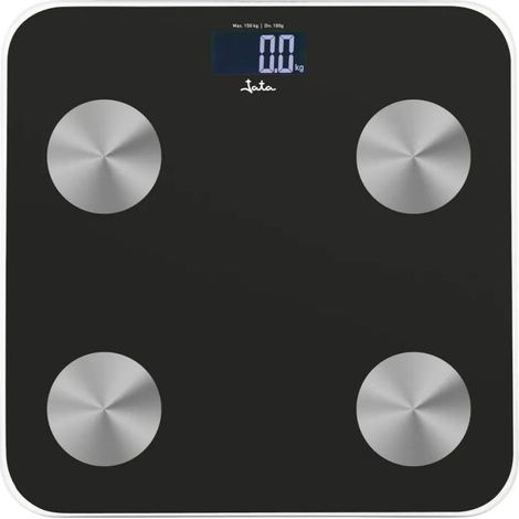Báscula Báscula de baño Max 180Kg JATA HBAS1155 Negro