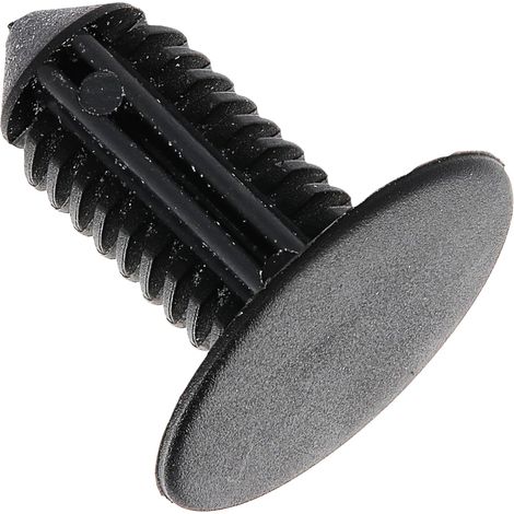 Agrafe de Fixation Carrosserie - Lot de 12 - Polyamide 66 - Garnissage Carénage Moteur - Compatible Renault - Noir (1/5)