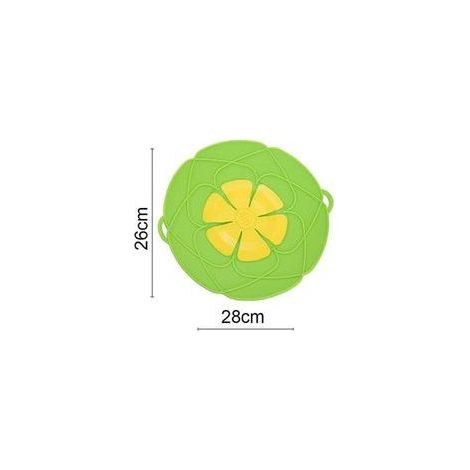 2 pcs Couvercle anti-débordement, Couvercles Alimentaires, Couvercle Anti-déversement silicone alimentaire,28cm (1/4)