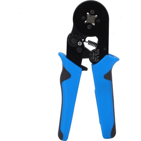 Pince à sertir les cosses carrées 0,0810 mm HSC8 64A (poignée bleue et noire)