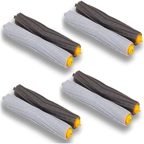 Accessoires Compatible Robot Aspirateur iRobot Série 8 et 9Brosse Centrale, Brosse Latérale, Filtre et Kit Complet pour Modèles 800, 870, 900, 960 (1/2)
